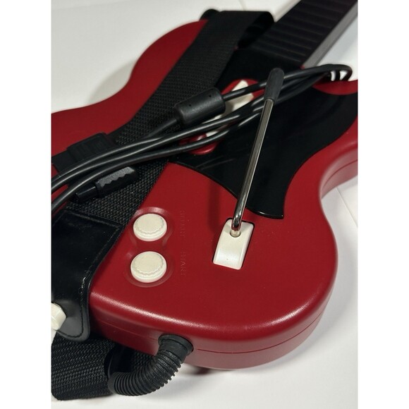 Guitar Hero PS2 Gibson Red Octane Wired Controller PSLGH Playstation 2 Tested - Picture 3 of 7